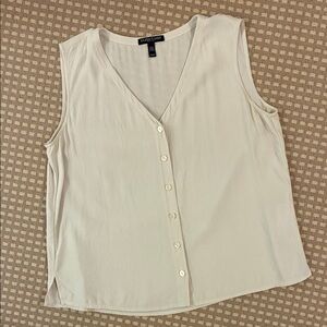 Eileen Fisher Silk Sleeveless Blouse